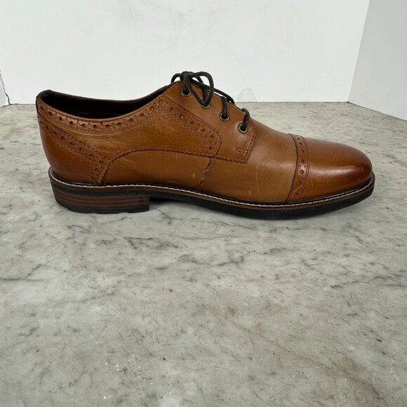 Men\'s Nunn Bush  Cap Toe Oxfords Tan Size 12 main image 7